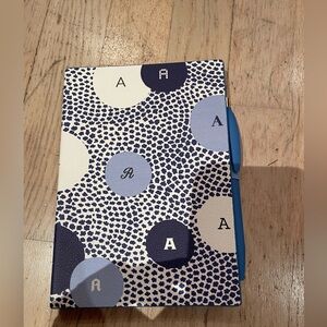 NWT Anthropologie Blue and White Notebook